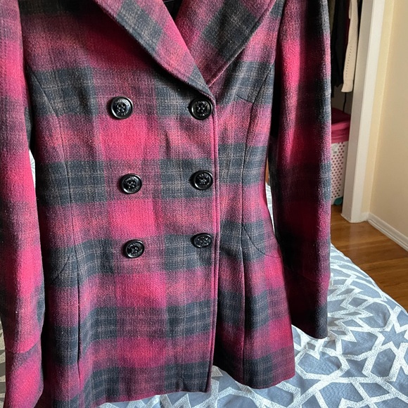 Steve Madden black & red women’s coat - Picture 8 of 16